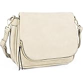 Crossbody Bags for Women Small Pu Leather Over the Shoulder Purses and Flap Cross Body Handbags with Multi Pockets