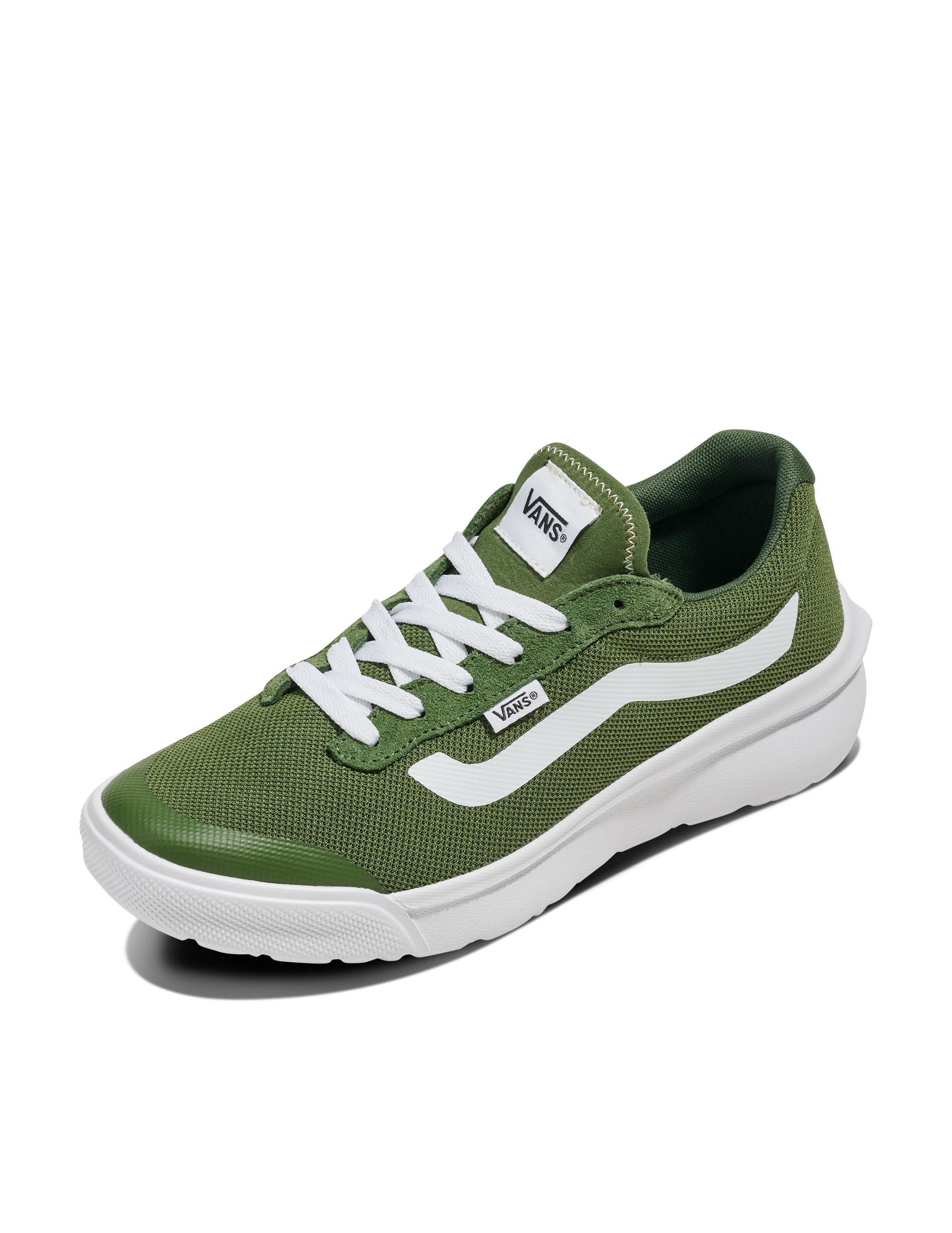 Vans Men’s Range BRZ Shoe – Low-Top Athletic Fashion Sneakers for Walking. Mesh Pine Forest. 9