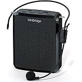 WinBridge Voice Amplifier with Portable Microphone, Teacher Microphone for Classroom,Tour Guide Speaker, Headset Mic for Group Instructor, Megaphone Mic, Clear Sound| No Feedback, WB008 2025 New