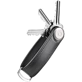 Orbitkey Key Organizer Hybrid Leather | Premium Nappa leather &amp; TPU, Stainless Steel Locking Mechanism, Slim &amp; Quiet Profile