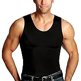 Insta Slim -Made in USA- Compression Tank-Top Shapewear for Men. Tummy Control Slimming Body-Shaper for Belly & Back Support