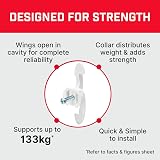 Bullfix Extra Plasterboard Fixings Heavy Duty Pack 10 Starter Set 133kg view 6