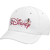 Disney Mickey & Minnie Valentine's Day Script Logo Trip Adjustable Baseball Hat