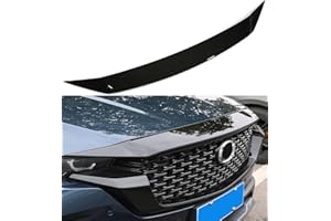 Birbenben Fit for Mazda CX 50 2025 2024 2023 Accessories, Glossy Black Hood Bonnet Cover Trim Low Profile Hood Bug Deflector Shield Front Bumper Stone Guards Protection for CX50 CX-50 Hybrid Accessory