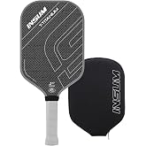 INSUM Pickleball Paddles, Carbon Fiber Pickleball Paddle with Power Polymer Core, USAPA Approved, Pro Pickleball Rackets for Ultimate Spin &amp; Consistency