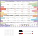 VEYLIN 2026 Wall Planner Academic Calendar 85x58 cm A1 Large with Stickers view 5