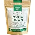 GREEN BOY One Ingredient Vegan Protein Powder Made from Mung Bean Protein. No Soy, No Gluten, No Sugar Low Carbs. Great for Cooking, Baking and Smoothies