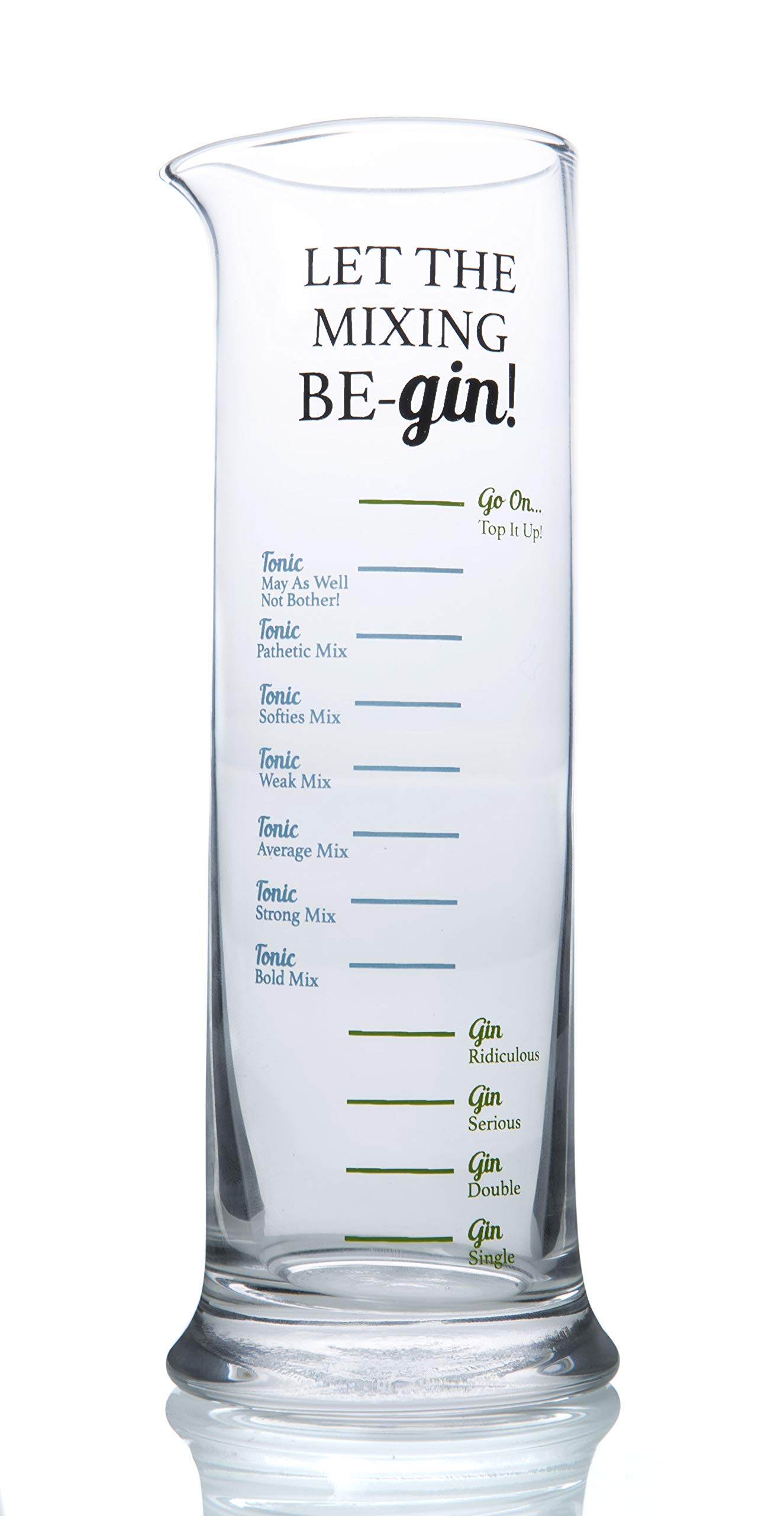 Boxer Gifts GWR011 Let The Mixing Be Gin Novelty Spirit Measure