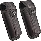 UltraFire Duty Belt Flashlight Holster, Nylon Flashlight Holder Pouch Holster for Duty Belt, 2 Pack