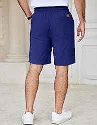 COOFANDY Men's Drawstring Shorts Stretch Waistband