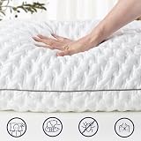 BedStory Pack of 2 Shredded Memory Foam Pillows 50x75 cm Cooling Gel view 3