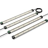 VIVOSUN Lumaray LED Grow Light Bars 16”(4-Bar), Full Spectrum Side Lighting with 60% Red Light up to 25% Yields for Grow Tents, Greenhouses, Magnet Reliability Upgraded, SGS Compatible