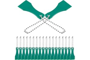 TOVINANNA Ticket Scratcher 20Pcs Multi-Purpose Scraper with Chain for Stickers, Labels, and Films,
