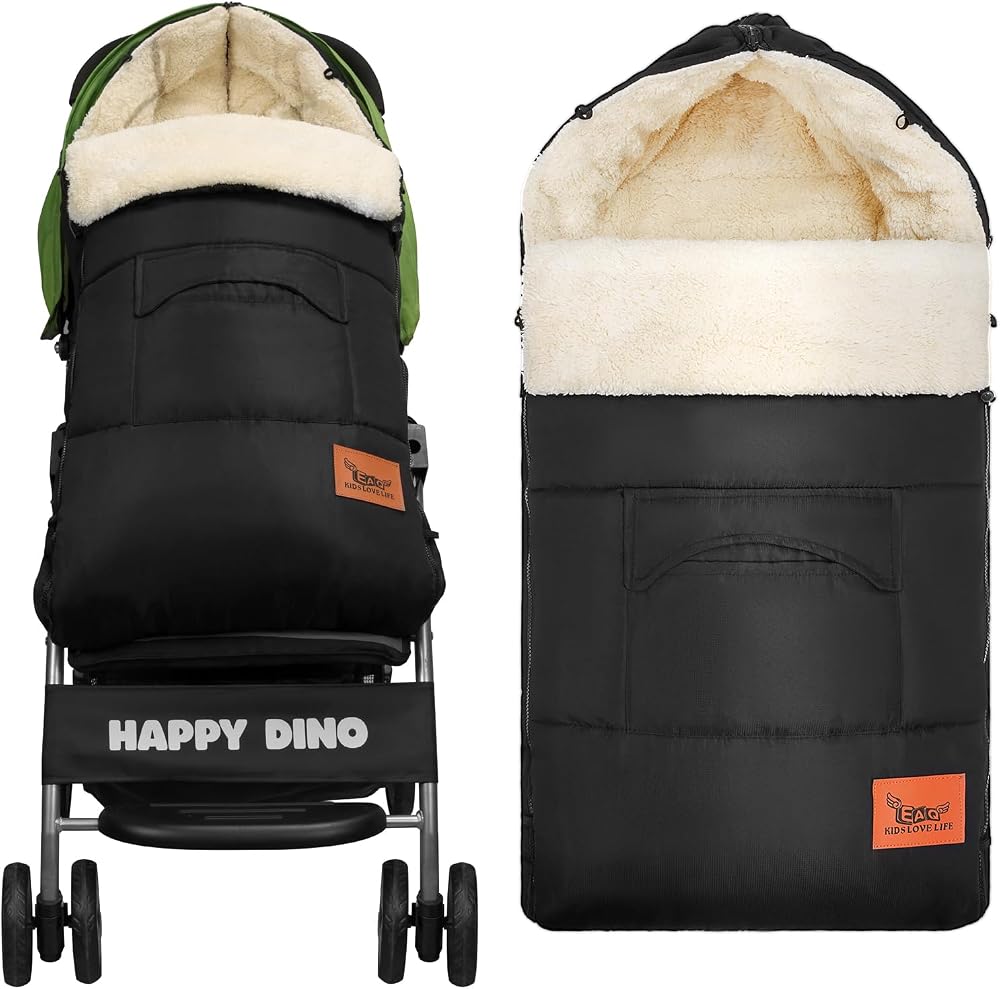 EAQ Cosytoes Footmuff Baby Fleece Lined Universal Pushchair 90x50 cm