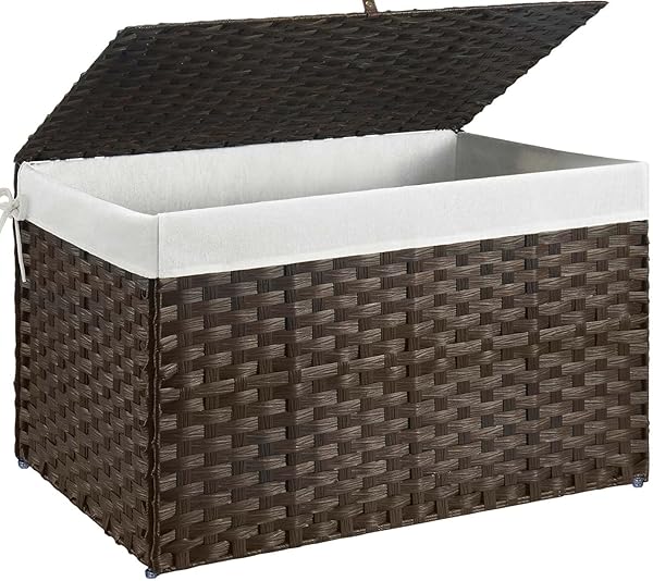 GREENSTELL STORAGE BASKET WITH LID, 42.3 GALLON(160L) LAGRE...