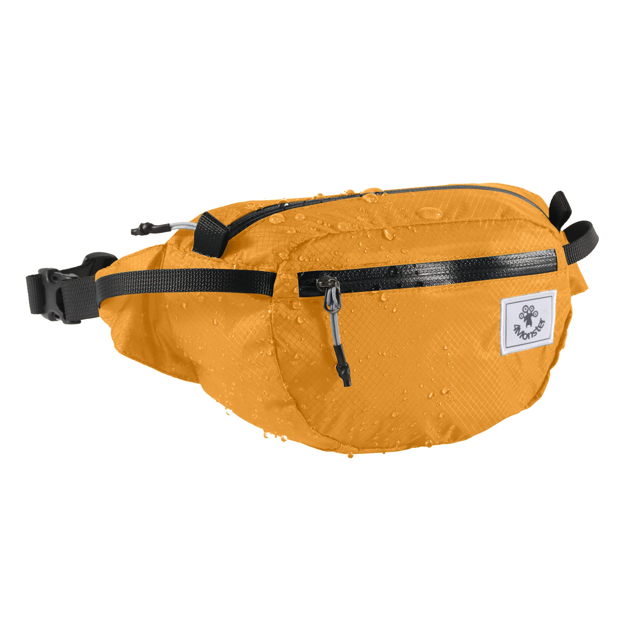 4Monster Foldable Waist Bag with Adjustable Strap, Portable Bum Bag Super Lightweight, Water Resistant Fanny Pack for Men Women Outdoor Hiking Running Travel Camping Sport