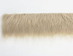 Shaggy Plush Faux Fur Fabric Precut Strips Fluffy