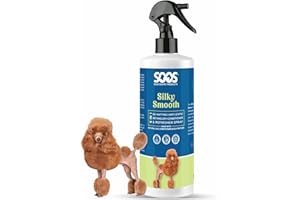 Soos Pet Silky Smooth 5-in-1 Leave-On Conditioning Spray for Dog & Cat | Moisturizing, Anti-Itch, Softens Coat, Natural Ingredients | Pet Grooming Essentials - 500ml