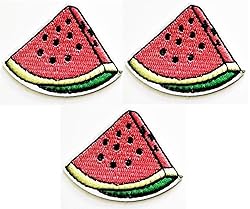 Nipitshop Patches Set Mini Pink Watermelon Fruit