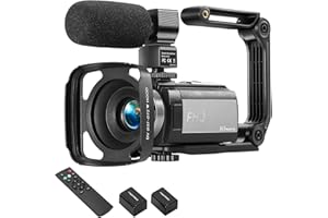 Xoieod Video Camera Camcorder Full HD 1080P 30FPS 36MP IR Night Vision Vlogging Camera for YouTube,3.0 Inch 270 Degree Rotation LCD 16X Digital Zoom Camcorder Camera with 2 Batteries Microphone