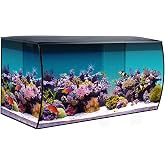 Fluval Flex 32.5 Marine Salt Water Aquarium Kit - Fish Tank for Fish, Coral &amp; More - Comes with LED Lights, Filtration System &amp; More - 32.5" x 15.75" x 15.35" - 123 L, 32.5 Gal. - Black