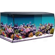Fluval Flex 32.5 Gallon Marine Saltwater Aquarium Kit Black