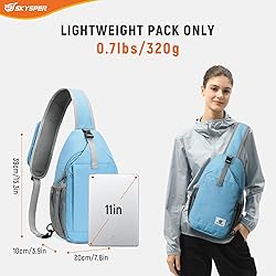 SKYSPER Sling Bag RFID Cross Body Bag Recycled