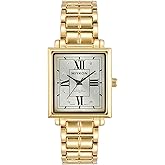 Miykon Dainty Watches for Women - Small Face Square Womens Watch with Genuine Crystals, Classic Luxury Style Bracelet Watch for Petite Thin Wrists, Cute & Unique - Japanese Quartz, Waterproof to 100ft