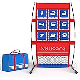 Baseball & Softball Pitching Target and Kids Football Throwing，Strike Zone Target for Pitching Net, Can be Quickly Installed and Disassembled,with Carrying Bag
