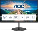 AOC Q24V4EA 24 Inch QHD IPS Monitor 75Hz 4ms Adaptive Sync Speakers