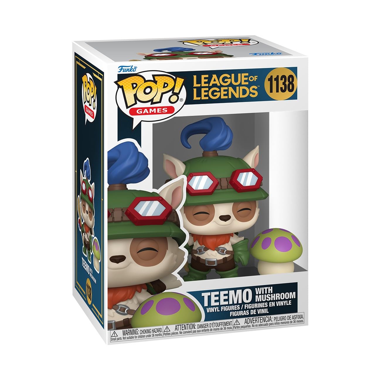 Funko POP! & Buddy: League of Legends- Teemo with Shroom - Collectable Vinyl Figure - Gift Idea - Official Merchandise - Toys For Kids & Adults - Model Figure for Collectors and Display