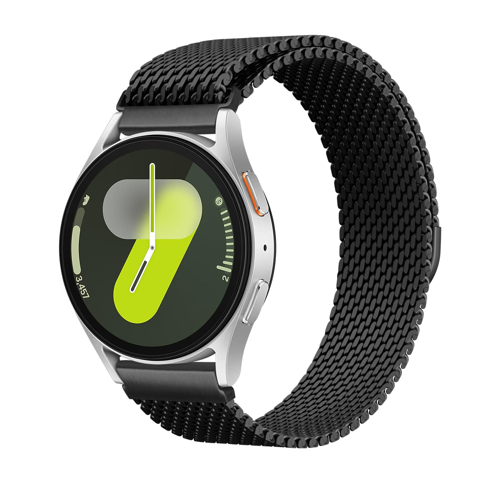 Milanese Metal Bands for Samsung Galaxy Watch 7 6 5 4 Band 40mm 44mm/Watch 6 4 Classic Bands 46mm 42mm 47mm 43mm/5 Pro/3 41mm/FE/Active 2 Men/Women,20mm Stainless Steel Mesh Loop Magnetic Strap Correa