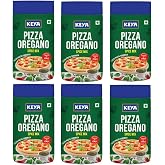Keya Italian Pizza Oregano Pizza Oregano Spice Mix Healthy Italian Seasoning Multipurpose Seasoning 100% Natural Vegan Zero Preservatives, Artifical Colours Flavours No MSG 80g Pack of 6