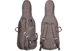 Bobelock 1010 Soft Cello Bag – 4/4 Size, Black, Padded Protection