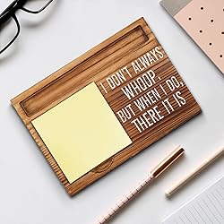 I Don't Always Whoop Sticky Note Holder, Funny