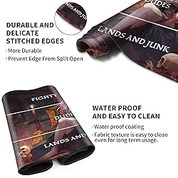 EDGFRTOIO Playmat with Zones for MTG Card Game