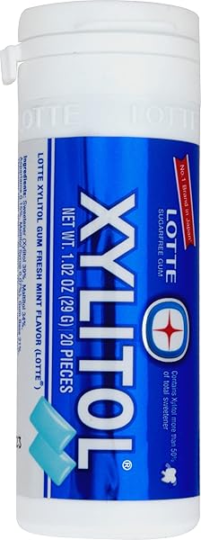 LOTTE XYLITOL FRESH MINT GUM 1.02 OZ (PACK...
