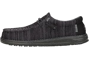 Hey Dude Wally Stretch Sox, Men’s Shoes, Men's Slip-on Loafers, Comfortable & Light-Weight