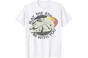 Star Wars Millennium Falcon Retro May The 4th Be With You T-Shirt