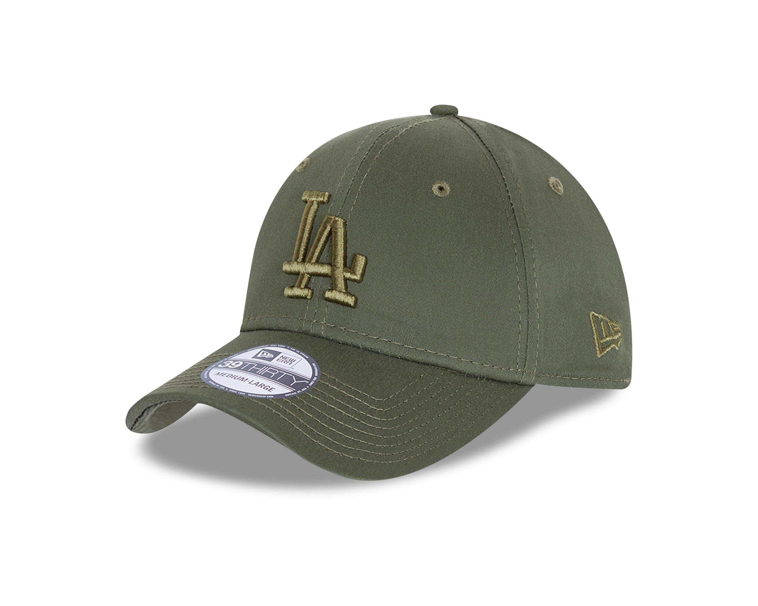 New Era Los Angeles Dodgers League Essential 39thirty Stretch Cap L-XL (7 1/8-7 5/8) Green