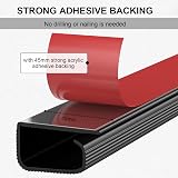 MOKANI Cable Management Under Desk 6pk 15.7in No-Drill Self-Adhesive Wire view 3