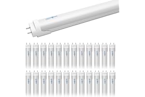 LUMINOSUM T8 LED Tube Light 4FT 20W, 40W Equivalent, 2000LM, 6000K Cool White, T8 T10 T12 Fluorescent Replacement Dual-end Po