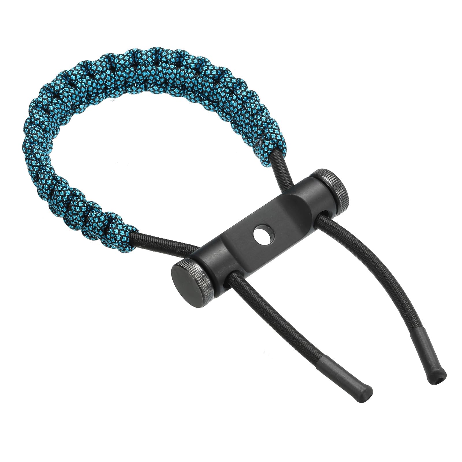 PATIKIL Archery Bow Wrist Sling, Adjustable Compound Braided Wrist Strap for Bow Target Shooting, Blue Pattern