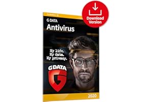 G DATA SOFTWARE INC. G DATA Antivirus 2020 | 1 PC - 1 Year | Antivirus Protection Software for Windows 10, 8, 7 | Download Code