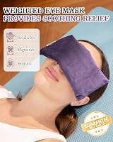 Hihealer Eye Pillow Lavender Aromatherapy 4 Pack Velvet Eye Mask Purple view 5