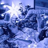 Jsdoin Fairy Lights 2 Pack 50 LEDs Copper Wire Battery Operated 5M Cool White view 5