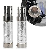 PSLER 2-Inch Motorcycle Exhaust Baffle Noise Eliminator for Shortshots Pair | Universal for shortshots staggered and sideshots 2 inch exhaust systems, reduce loud noise for a quiet, smooth ride.