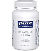 Pure Encapsulations Resveratrol EXTRA - 100 mg Trans-Resveratrol - For Healthy Cellular Function - Antioxidants Supplement -