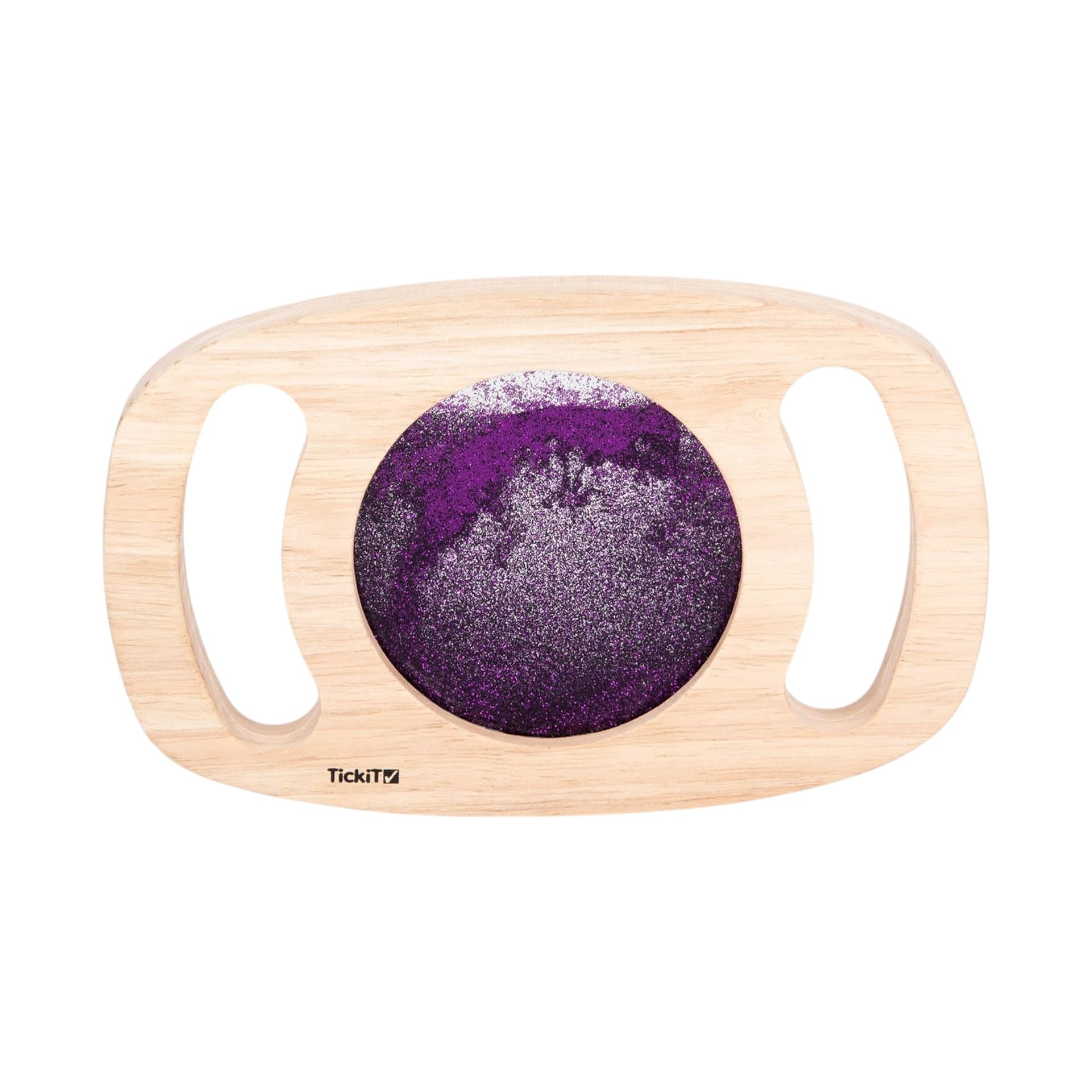 tickit Easy Hold Purple Glitter Panel – Handheld Sensory Exploration Toy for Kids, Encourages Curiosity, Fine Motor Skills, Social Emotional Learning and Developmental Play