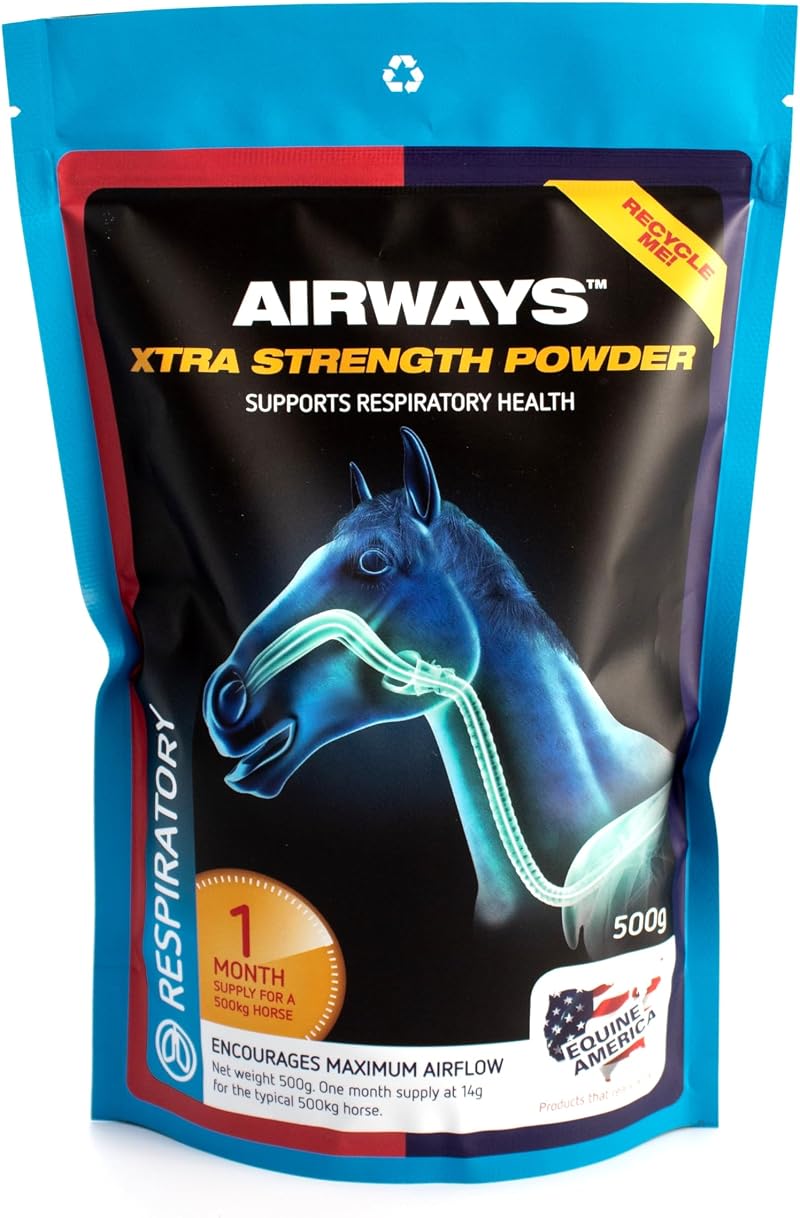 Equine America Airways Xtra Strength Ready To Use 500g Horse Supplement